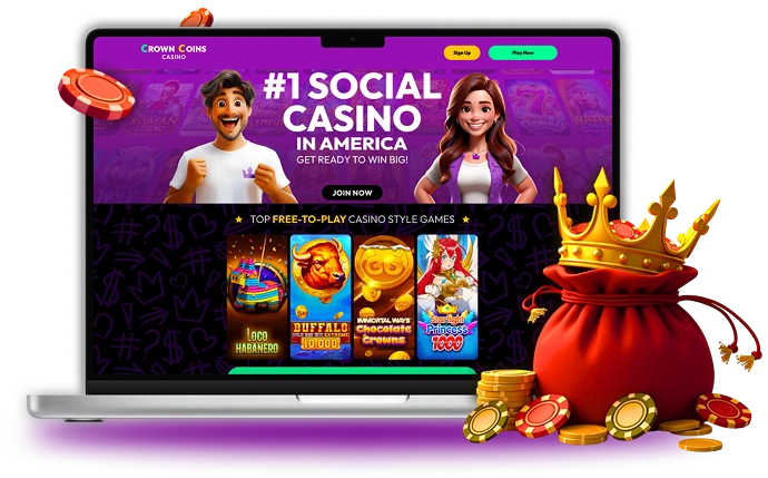 Crown Coins Casino USA Desktop